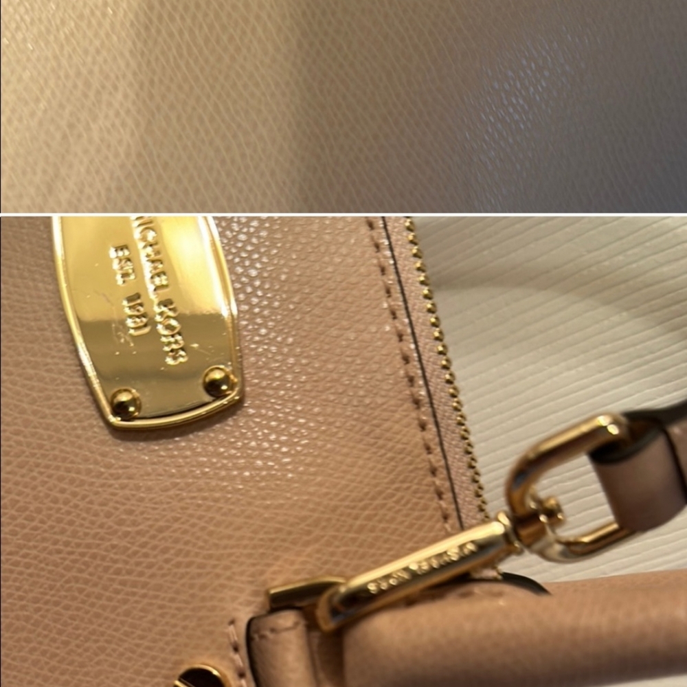 Michael Kors Soft Pink Leather Satchel - Picture 7 of 16